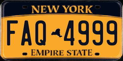 NY license plate FAQ4999