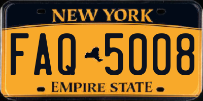 NY license plate FAQ5008