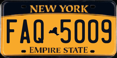 NY license plate FAQ5009