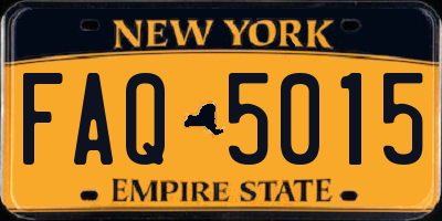 NY license plate FAQ5015