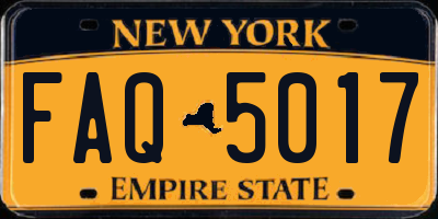 NY license plate FAQ5017