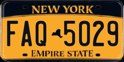 NY license plate FAQ5029