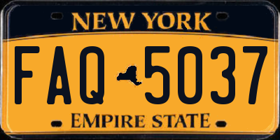 NY license plate FAQ5037