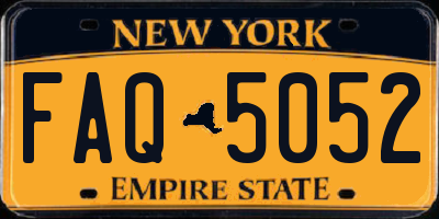 NY license plate FAQ5052
