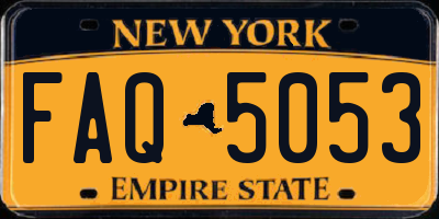 NY license plate FAQ5053