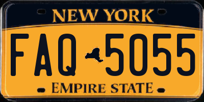 NY license plate FAQ5055