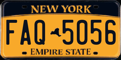 NY license plate FAQ5056
