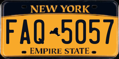 NY license plate FAQ5057