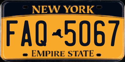 NY license plate FAQ5067