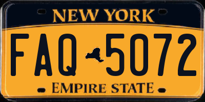NY license plate FAQ5072