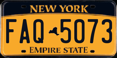 NY license plate FAQ5073