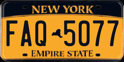NY license plate FAQ5077