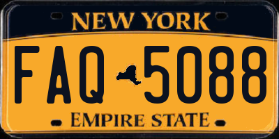 NY license plate FAQ5088