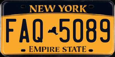 NY license plate FAQ5089