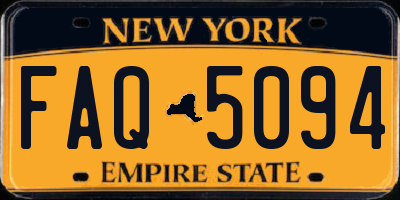 NY license plate FAQ5094