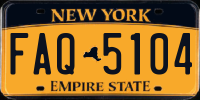 NY license plate FAQ5104