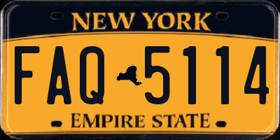 NY license plate FAQ5114