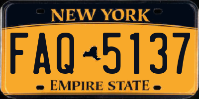 NY license plate FAQ5137