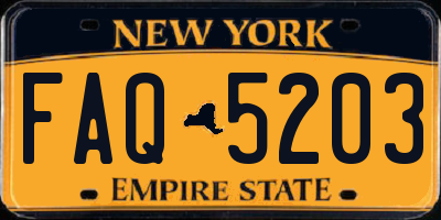 NY license plate FAQ5203