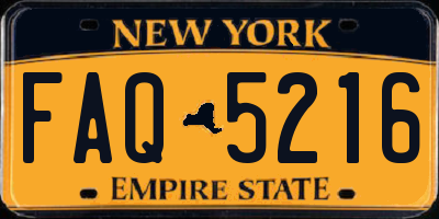 NY license plate FAQ5216