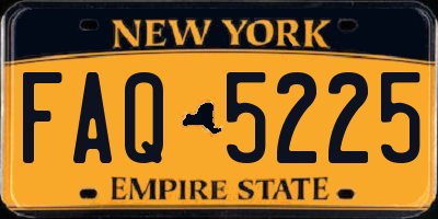 NY license plate FAQ5225