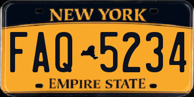 NY license plate FAQ5234