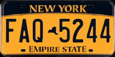 NY license plate FAQ5244