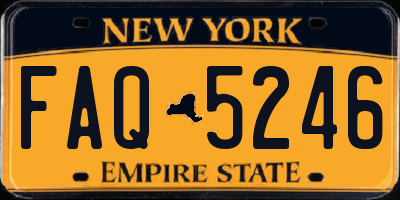 NY license plate FAQ5246