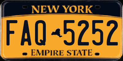 NY license plate FAQ5252