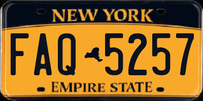 NY license plate FAQ5257
