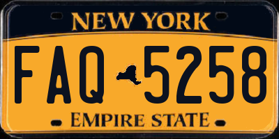 NY license plate FAQ5258