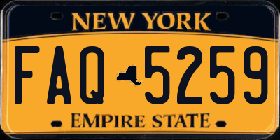 NY license plate FAQ5259