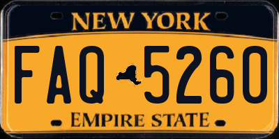 NY license plate FAQ5260