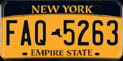 NY license plate FAQ5263
