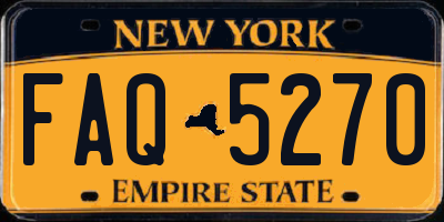 NY license plate FAQ5270