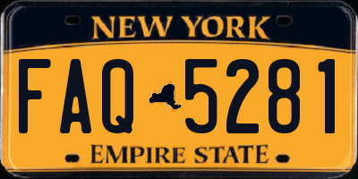 NY license plate FAQ5281