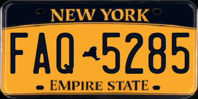 NY license plate FAQ5285