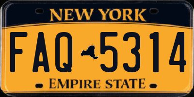 NY license plate FAQ5314