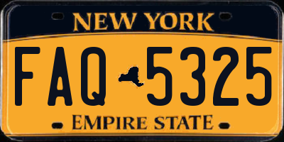 NY license plate FAQ5325