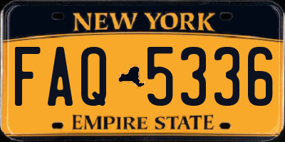 NY license plate FAQ5336