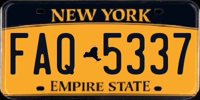 NY license plate FAQ5337