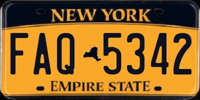 NY license plate FAQ5342