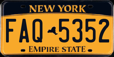 NY license plate FAQ5352