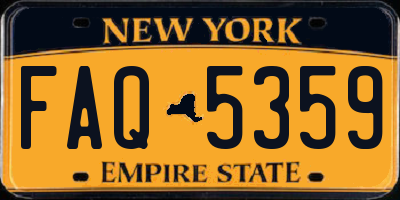 NY license plate FAQ5359