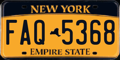 NY license plate FAQ5368
