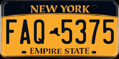 NY license plate FAQ5375