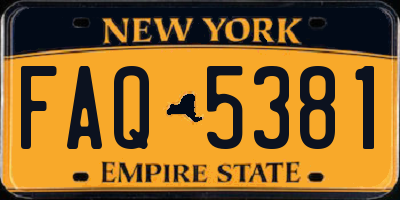 NY license plate FAQ5381