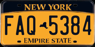 NY license plate FAQ5384