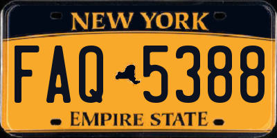 NY license plate FAQ5388