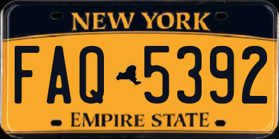 NY license plate FAQ5392